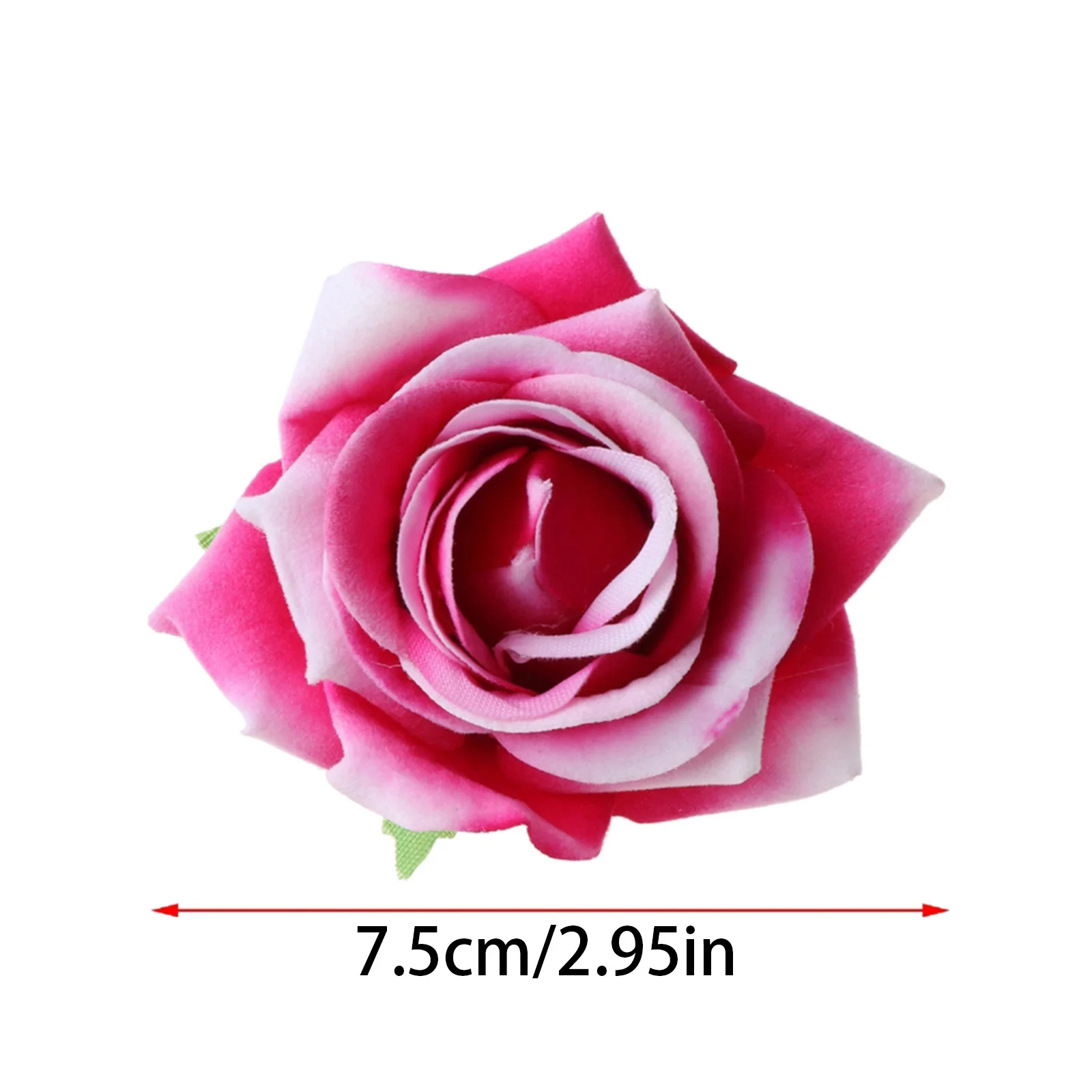 Women Velvet Cloth Rose Hair Clip Simulation Artificial Flower Corsage Brooch Pin Wedding Party Flamenco Dancer Hair Accessories