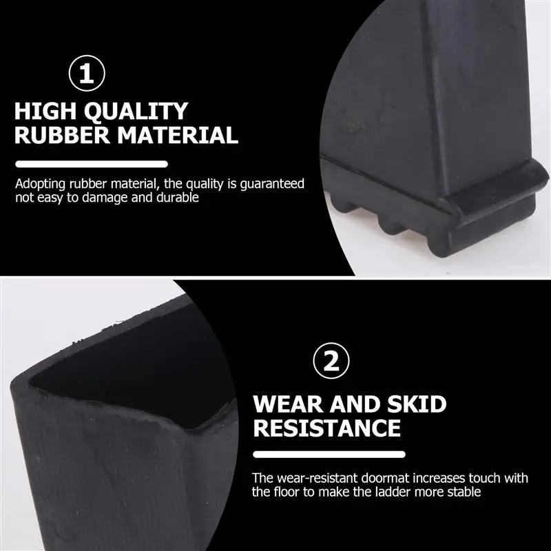 Ladder Feet Rubber Pads Leg Foot Mat Capschair Furniture Cover Covers Non Replacement Step Cushion Table Protectors Floor