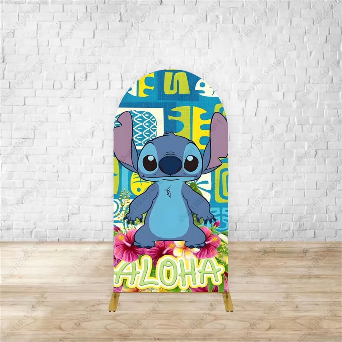 

Стежка арка фон для фотосъемки чехол для детей день рождения синий настенный декор реквизит полиэстер фото фон