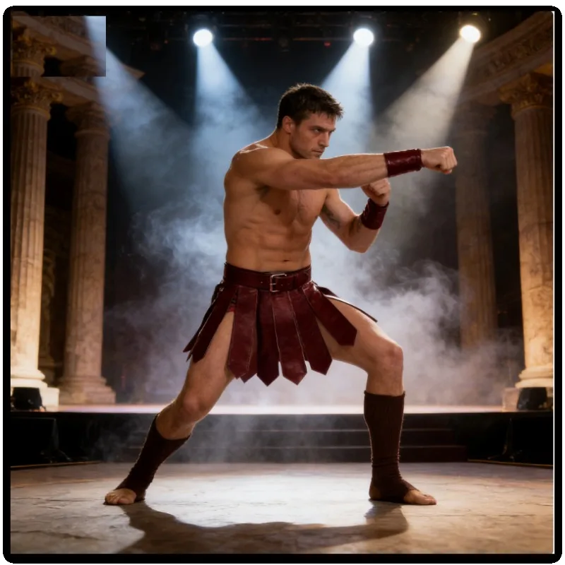 European Viking Style Medieval Belt Roman Skirt Warrior Cosplay Costume for Role Playing