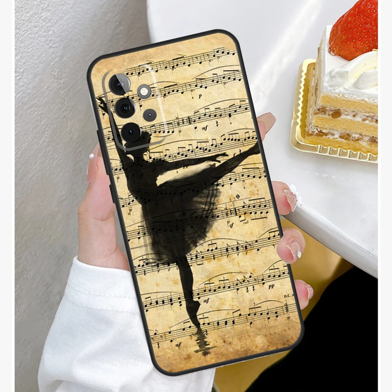 Ballerina Ballet Dance Girl Funda For Samsung Galaxy A52 A32 A12 A14 A34 A54 A51 A71 A53 A33 A13 A15 A25 A35 A55 Case