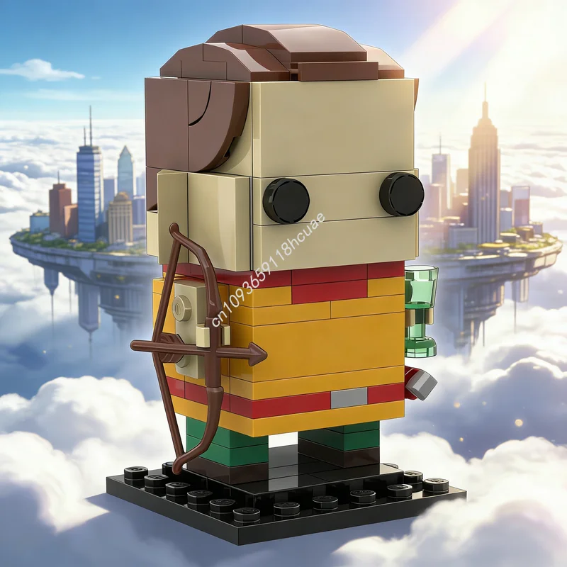 101pcs MOC Brickheadz Hans Capon Kingdom Come Modelbouwspeelgoed Blokken Architectuur Creatief idee Kerstcadeaus Onderwijs
