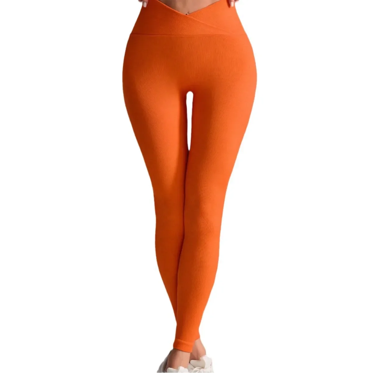 النساء عالية الخصر الرياضة طماق بلون اليوغا السراويل سريعة الجافة تجريب السراويل التخسيس العسل طماق للنساء #6