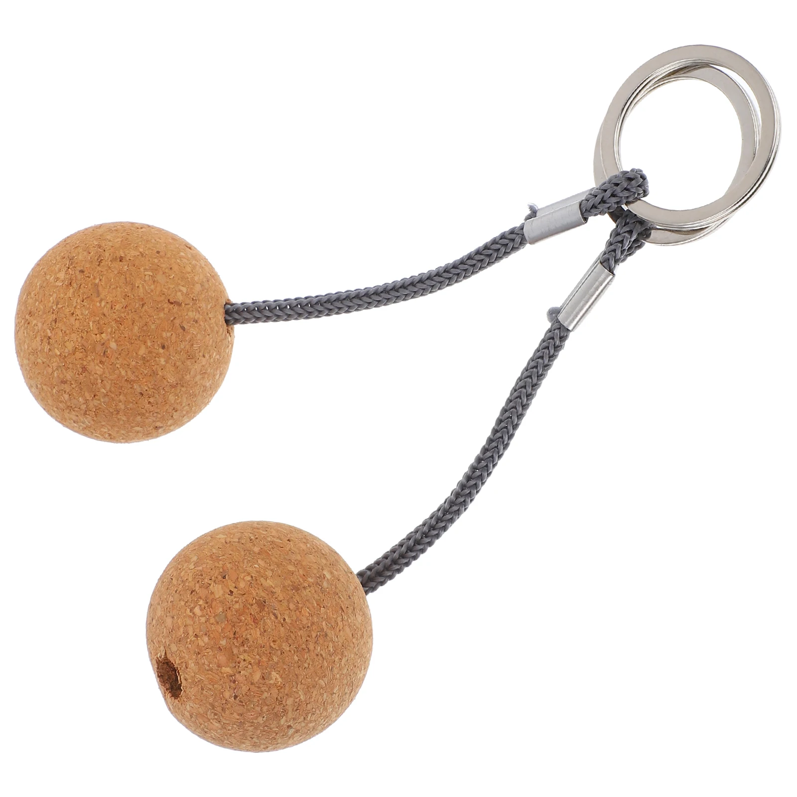 

2Pcs Cork Keychains Stylish Floating Keyring Kayaking Floating Keychains for Kayaking Boating Fishing Water Sports Accessories