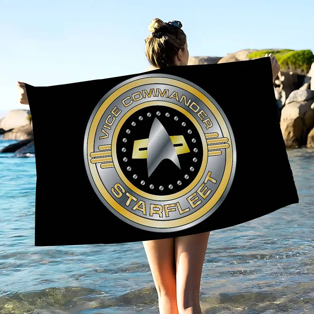 TV S-Star T-Trek Anime Beach Towel Colorful Bath Towels for Girl Microfiber Quick Dry Custom Sand Free Beach Yoga Spa Gym Pool