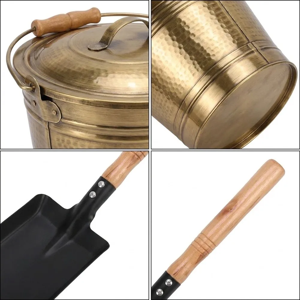 Essential Fireplace Cleaning Tools Fireplace Tools Wood Stove Tools Fireplace Cleaning Set Sturdy Iron Construction