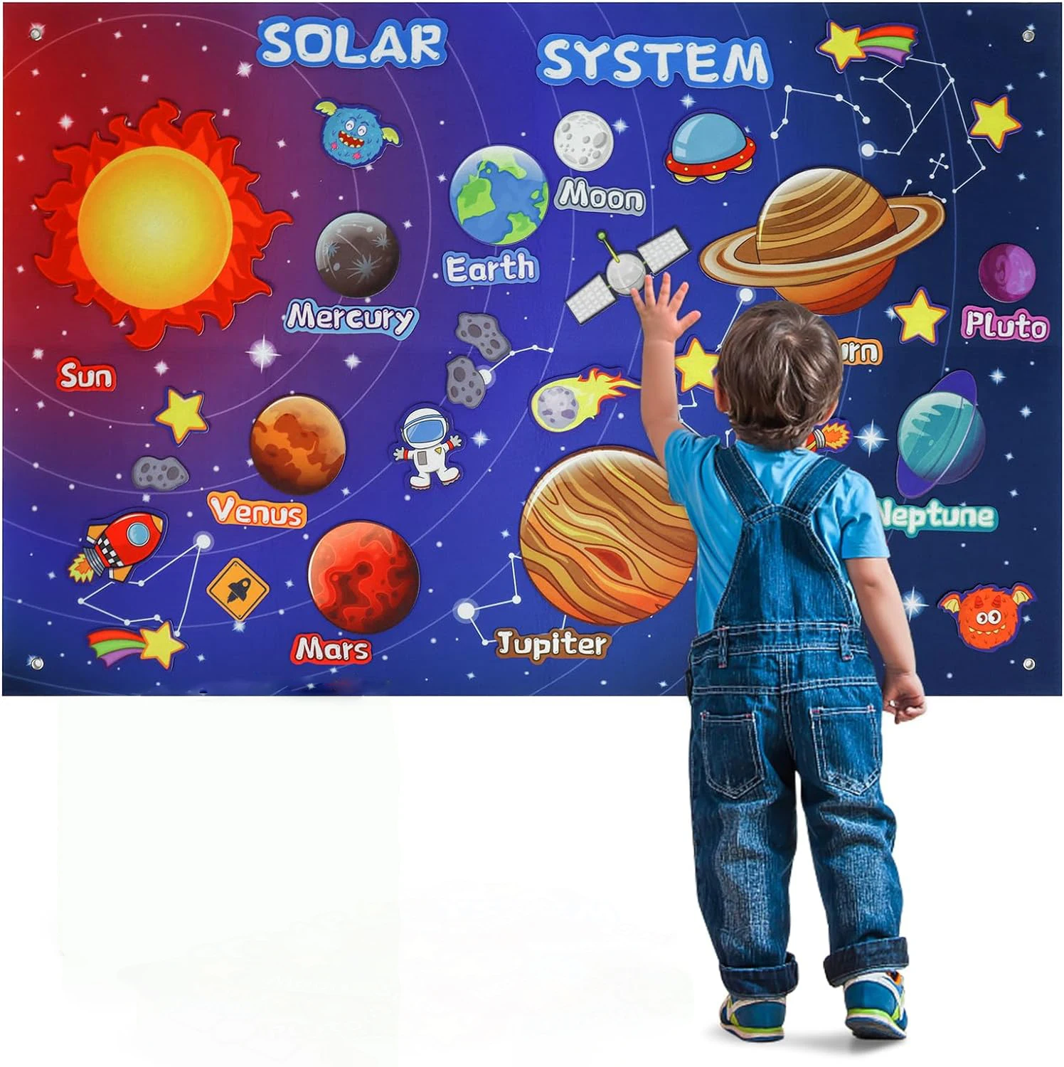 Zoom Tier Filz Geschichte Bord Montessori Frühen Lernen Spielzeug Themen Storytelling Flanell Spielzeug Interaktive Spiel Wand Hängen Geschenke – Detail 10