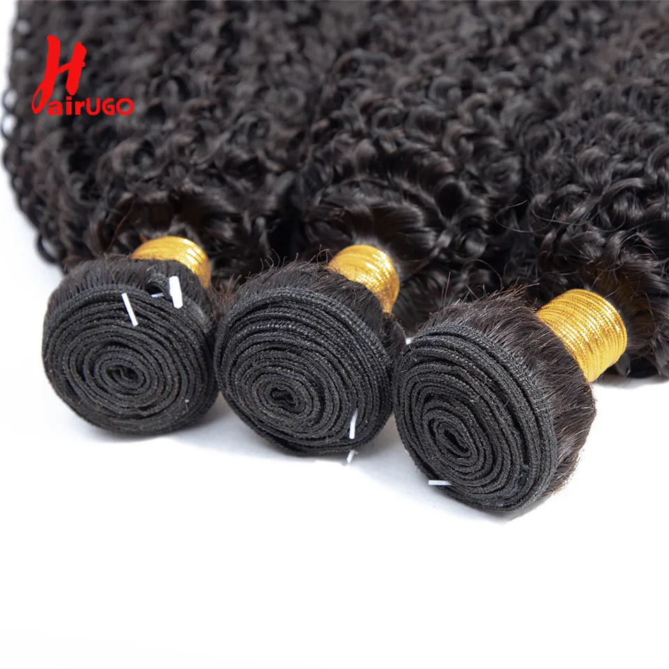 Afro Kinky Curly Bundles Brazilian 1/3 Afro Kinky Human Hair Bundles Deal 8-28\