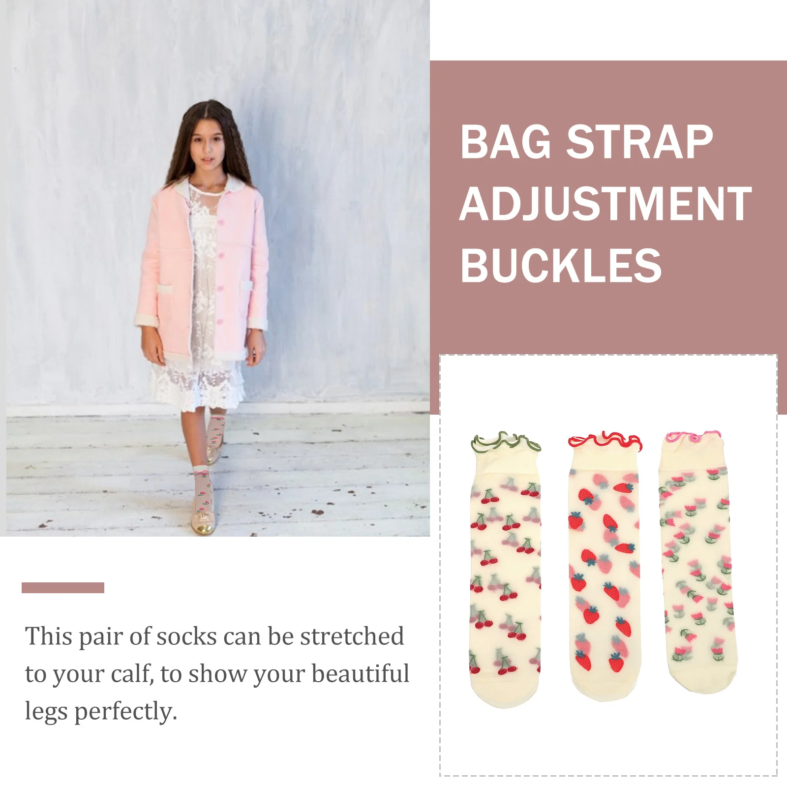 

3 Pairs Thin Tube Silk Socks Girl Stocking Summer Loose Student Stockings Elastic