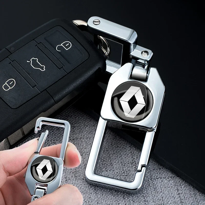 Zinc Alloy Car Styling Key Ring Keychain Pendant Accessories For Renault Megane Clio Kadjar Captur Scenic Logan Twingo Talisman