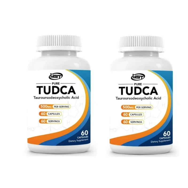 60 Capsules TUDCA 500mg Supplement, Liver and Gallbladder Support, True Pure Bile Salt, Bitter Taste, Gluten Free, Non GMO