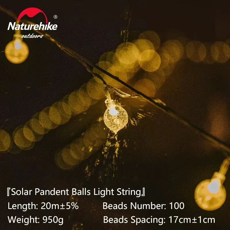 Nature hike Camping Zelt Licht wasserdicht Outdoor-Atmosphäre Licht tragbare dekorative Licht Batterie Solarenergie Party Licht