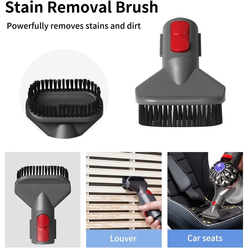 

A99G-Pet Brush Mattress Brush Crevice Brush Flexible Hose For Dyson V7 V8 V10 V11 V15 Vacuum Cleaner Replacement Parts