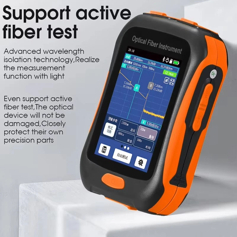 Summitek NK2800 Mini OTDR Meter Optical Time Domain Reflectometer Ftth Optical Fiber Tester with VFL OPM LS Event Map