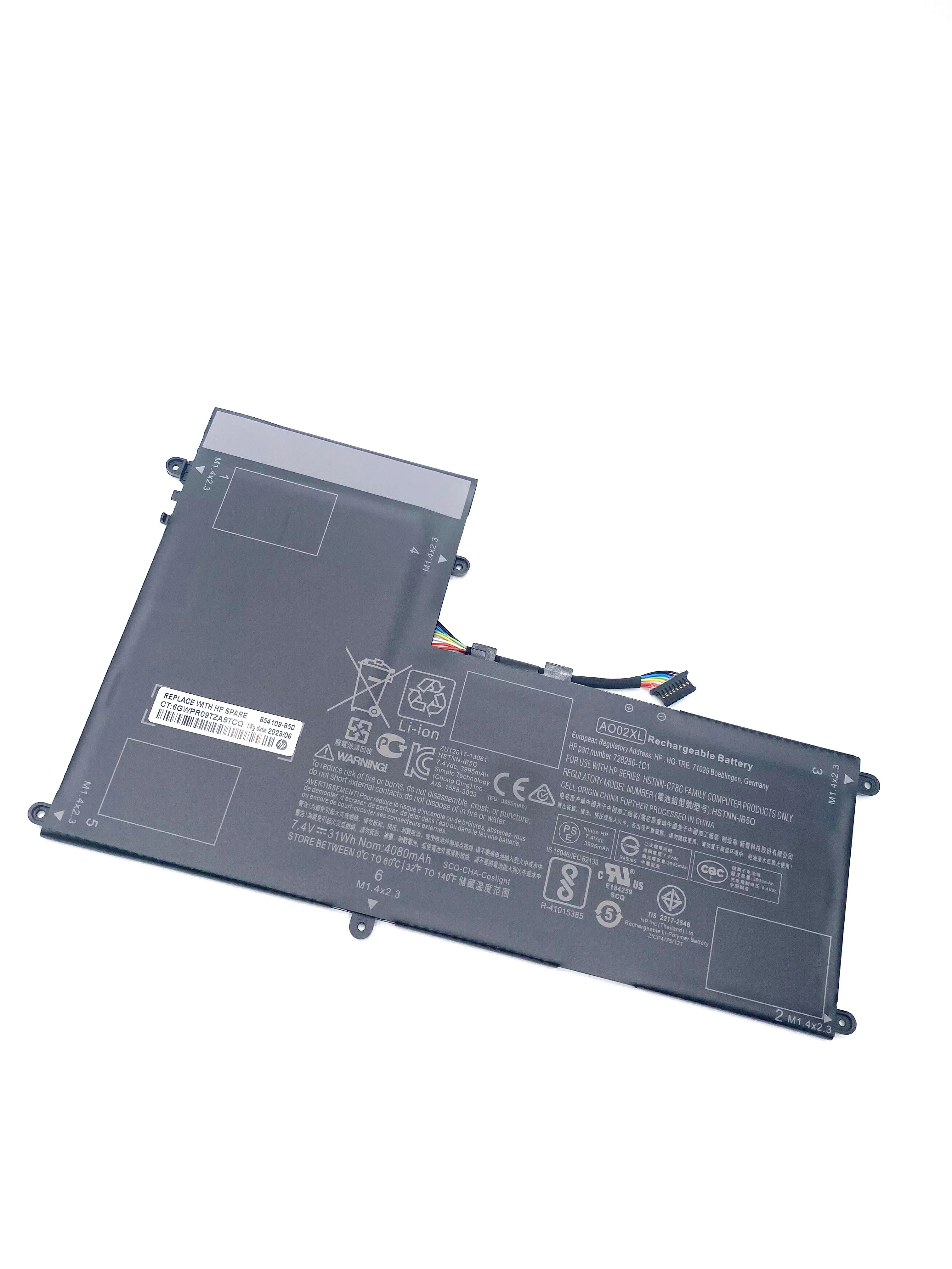 Imagem -03 - Bateria Original do Portátil Ao02xl para hp Elitepad 1000 g2 Hstnn-lb5o Hstnn-c78c Hstnn-ib5q 728250 1c1 728558 005 728250 421 A002xl