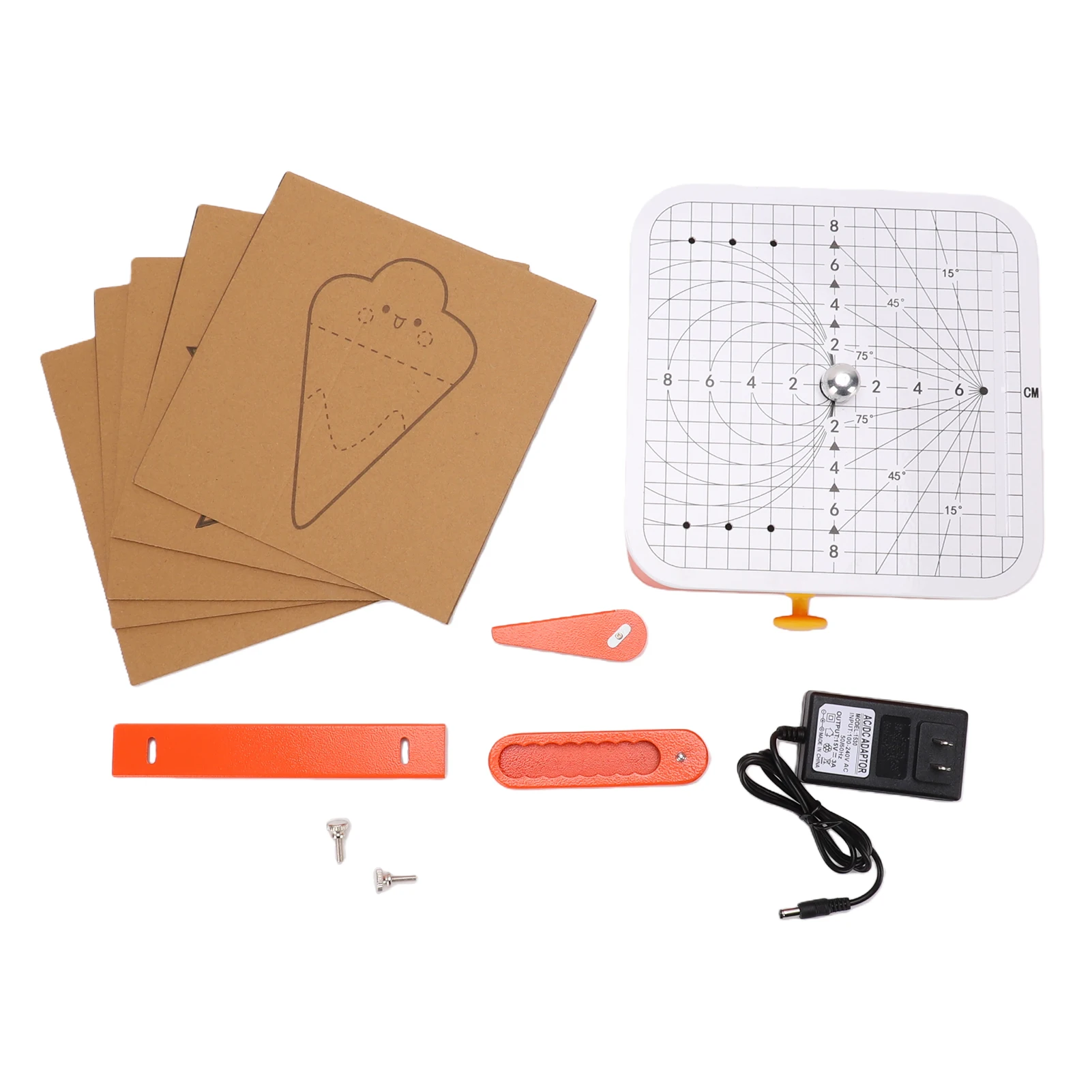Elektrische kartonnen snijmachine, veilige knutsel-snijtool, papier snijmachine voor thuis en klaslokaal knutselactiviteiten, knutseltool voor thuis.