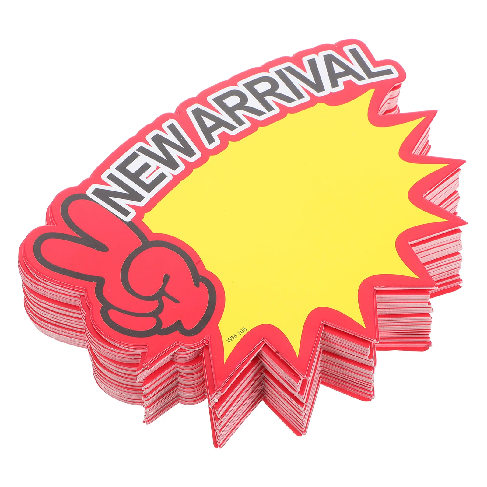 

80Pcs Versatile Use Retail Store Signs Blank Paper Cards High Clarity Intricate Designs Merchandising Sign for Sale Sign