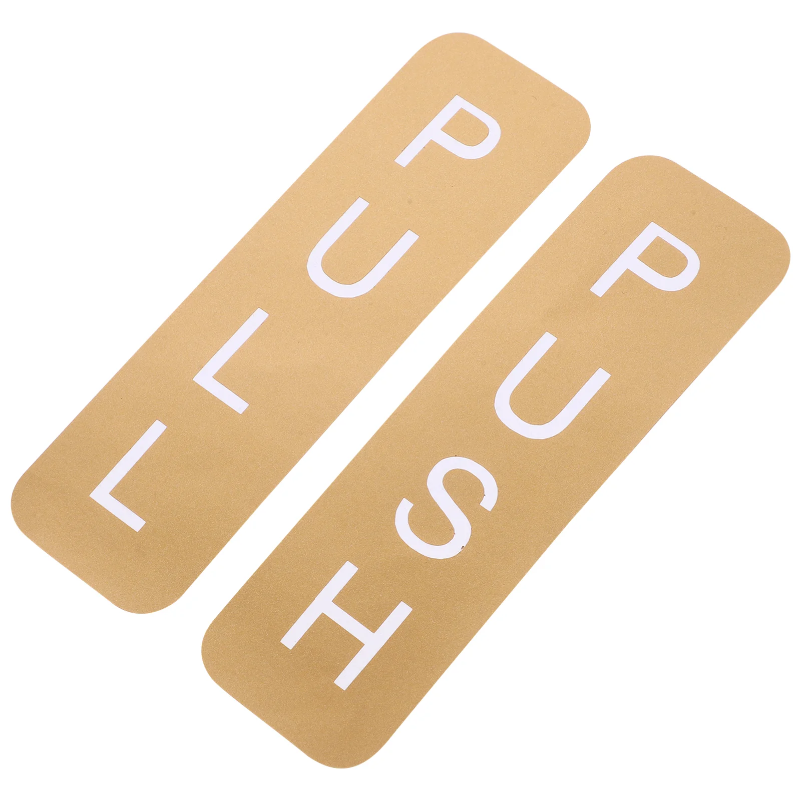 Gouden schuifdeursticker Push Pull-borden voor glazen deuren Sticky Decal Office Nail