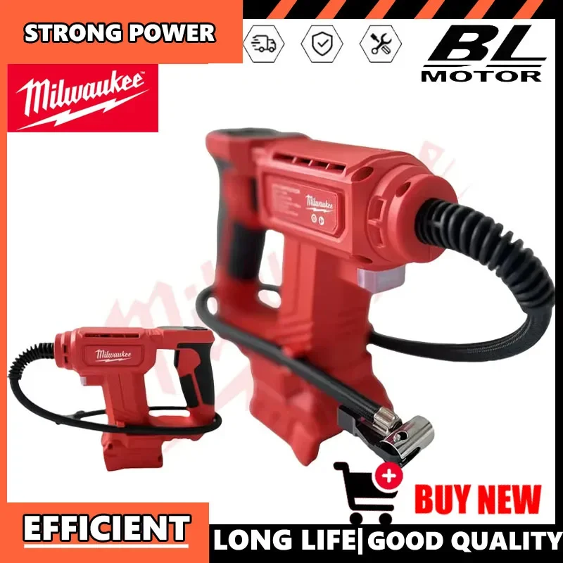 

Milwaukee Tool Cordless Tire Inflator Air Compressor 150PSI Electric Air Pump with Digital Pressure Gauge Power Tool