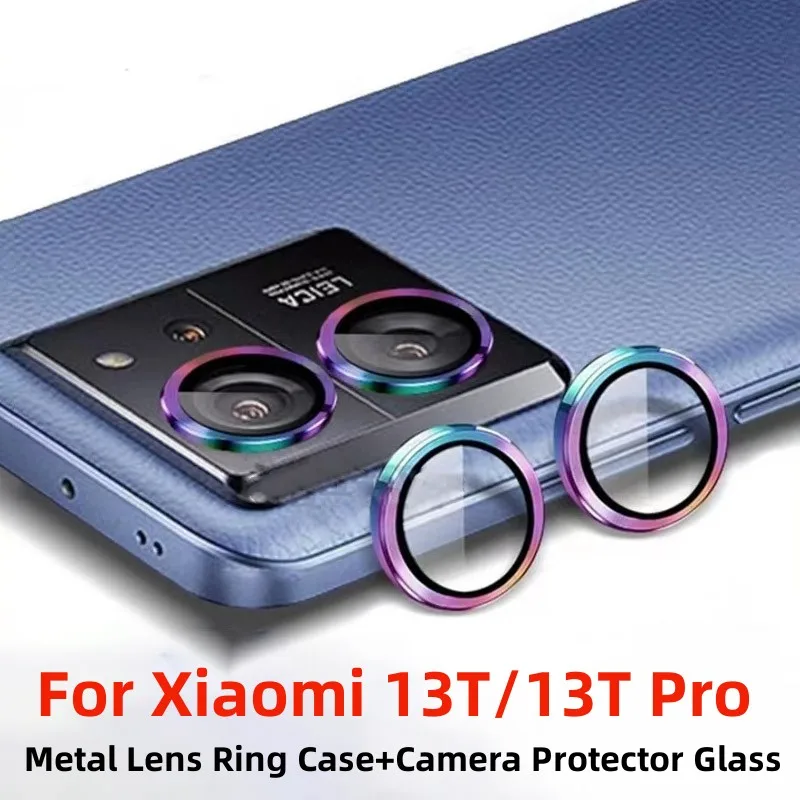 Metal Camera Lens Protector For Xiaomi 13T 13T Pro 3D Curved Camera Metal Lens Ring Case for Xiaomi 14T Pro 14 T 13T Lens Glass