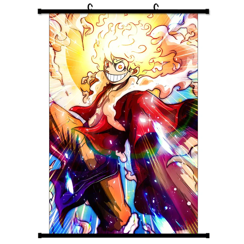 Nika Luffy One Piece Canvas Painting, Sun God Gear 5 Nika HD Canvas Poster, Frameless Wall Art