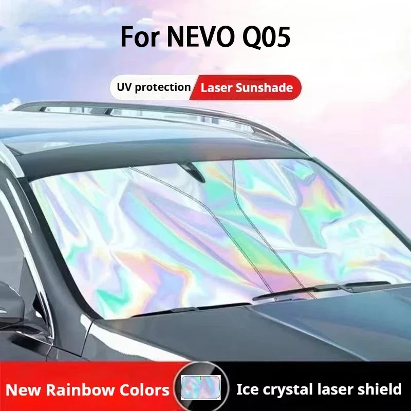 

Car Front Windshield Sunshade Cover For Changan Qiyuan NEVO Q05 Car Front Window Sunshade Auto Interior Anti-UV Accessories