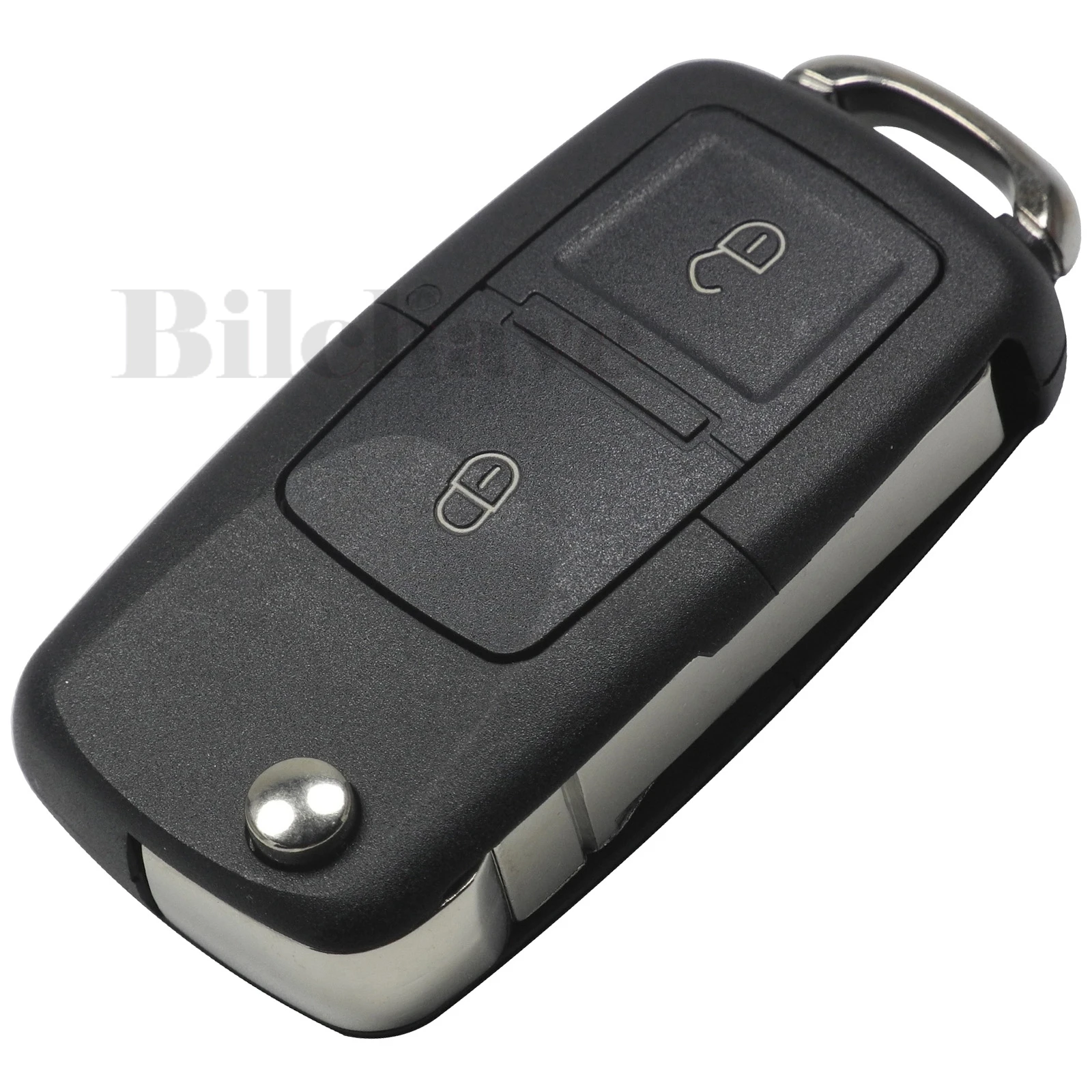 jingyuqin 1J0959753AG 1M0959753E For VW Beetle Bora Golf Passat Polo Transporter T5 Flip Remote Key 434MHz ID48 Chip HU66 Blade