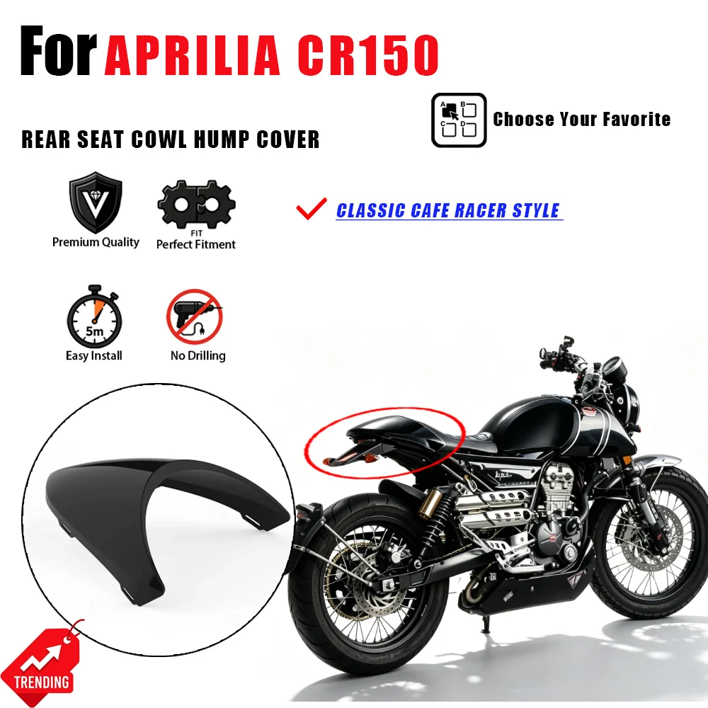 Carenado Trasero para Motocicleta Aprilia CR150, Cubierta de Asiento Trasero, Accesorios para Moto, Colín, Pieza Modificada