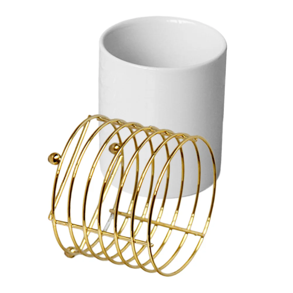 

Ceramic Pen Holder Multi-Functional Desktop Stationery Organizer For Desk Office Study Room Brush Pen Storage Bucket