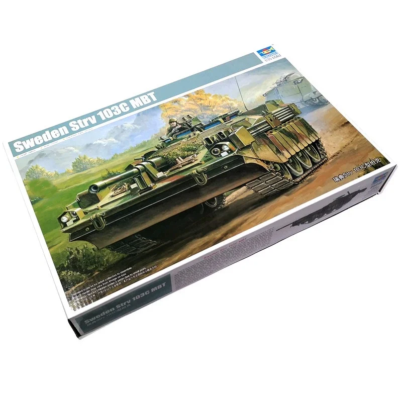 트럼펫 1/35 스웨덴 Strv 103C MBT 플라스틱 조립 퍼즐 모델 장난감