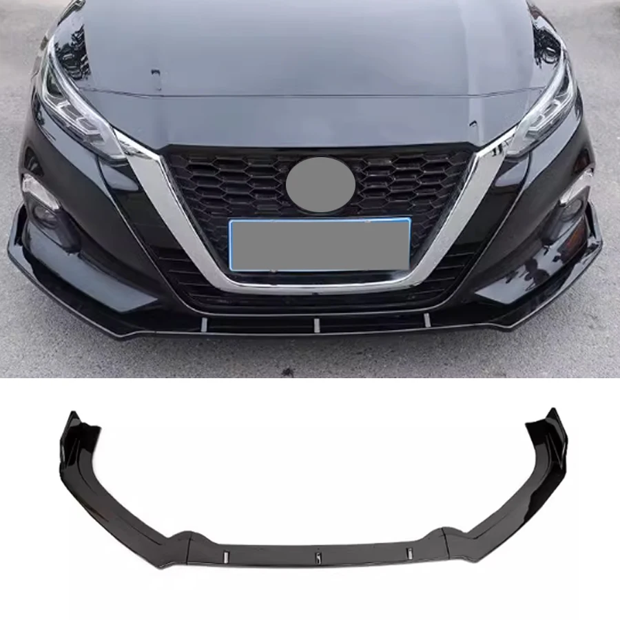 

Front Bumper Spoiler Lip Lower Body Kit Diffuser Splitter Tuning Guard For Nissan Teana Altima 2019 2020 2021 2022 ABS