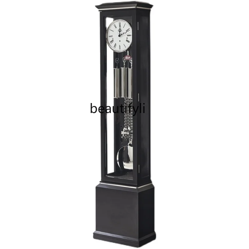 Living Room the Grandfather Clock Modern Simple and Light Luxury Vertical Clock New Chinese Creative Big Pendulum Clock