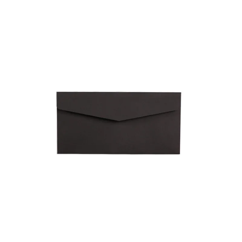 Custom. Western-Style No. 5 Kraft Paper/Black Card/Beige Daolin Envelope Plain Blank Retro Simple Invitation Envelope