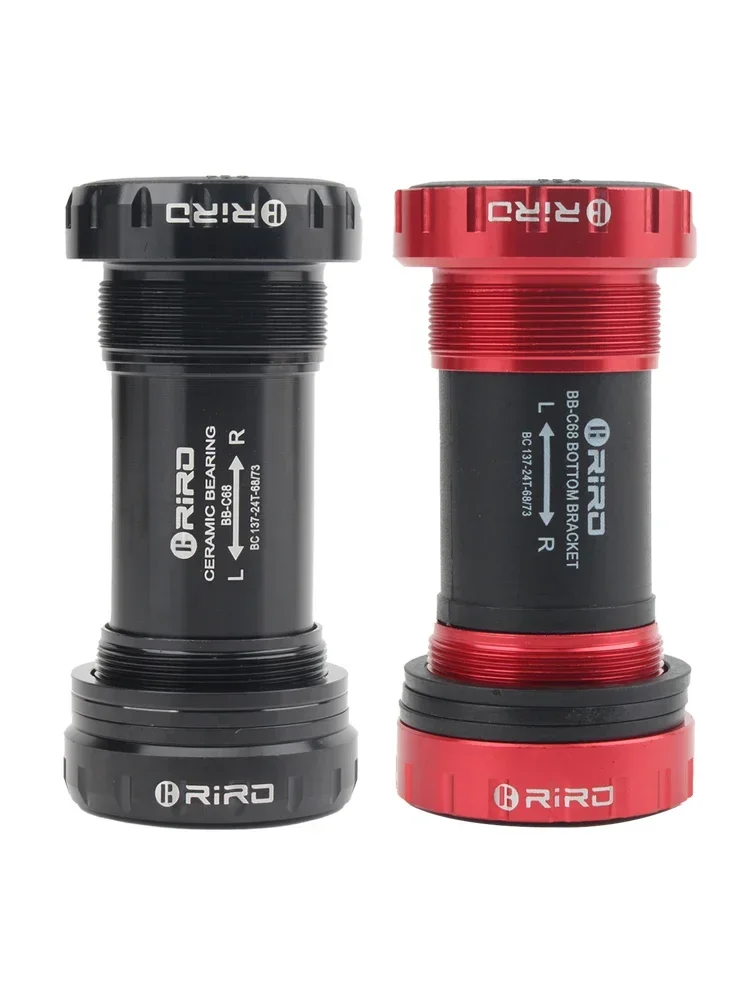AliExpress riro RIRO Ceramic Bottom Bracket Threaded BB68/BB92 for 68-73mm Frames & 24mm Spindle Sealed Bearings for MTB/Road Bike Parts