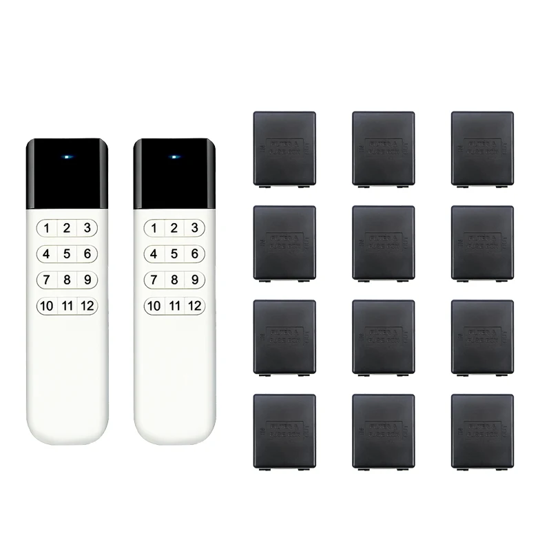 AC 220 v 1 ch RF  wireless remote control switch receiver   transmitter smart  lighting  315/433mhz