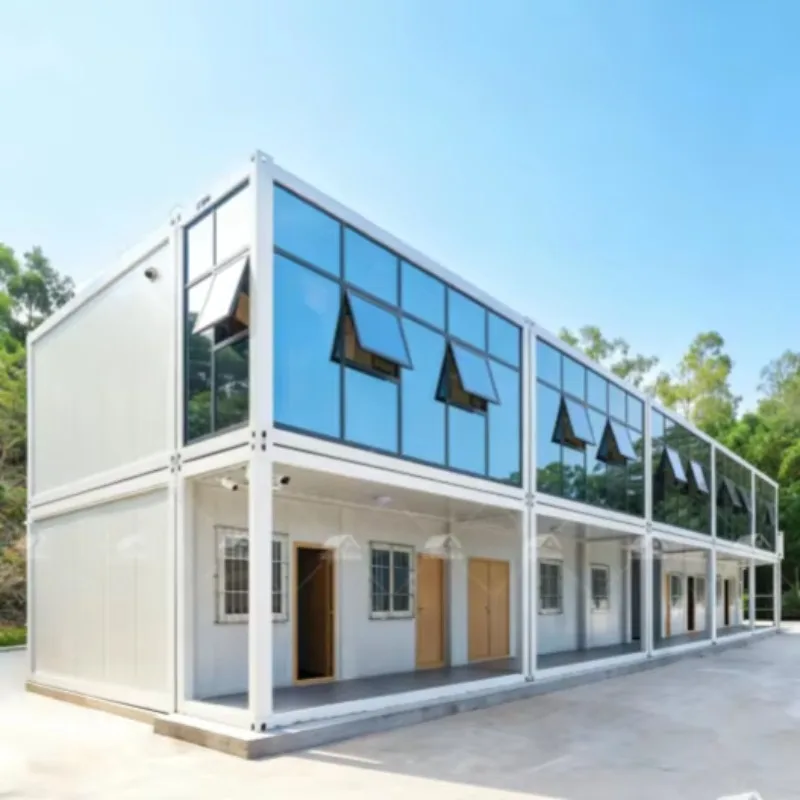 Customized 40ft Container House Villa 1 2 3 4 Bedroom Prefab Home Modular Steel Office Building Container House with Bathroom