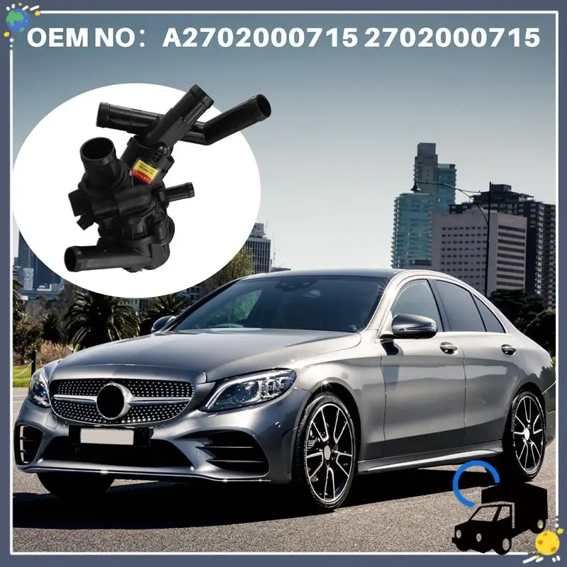 

Lasting Premium Coolant Thermostat A2702000715 For Mercedes Benz Engine Cooling Performance;