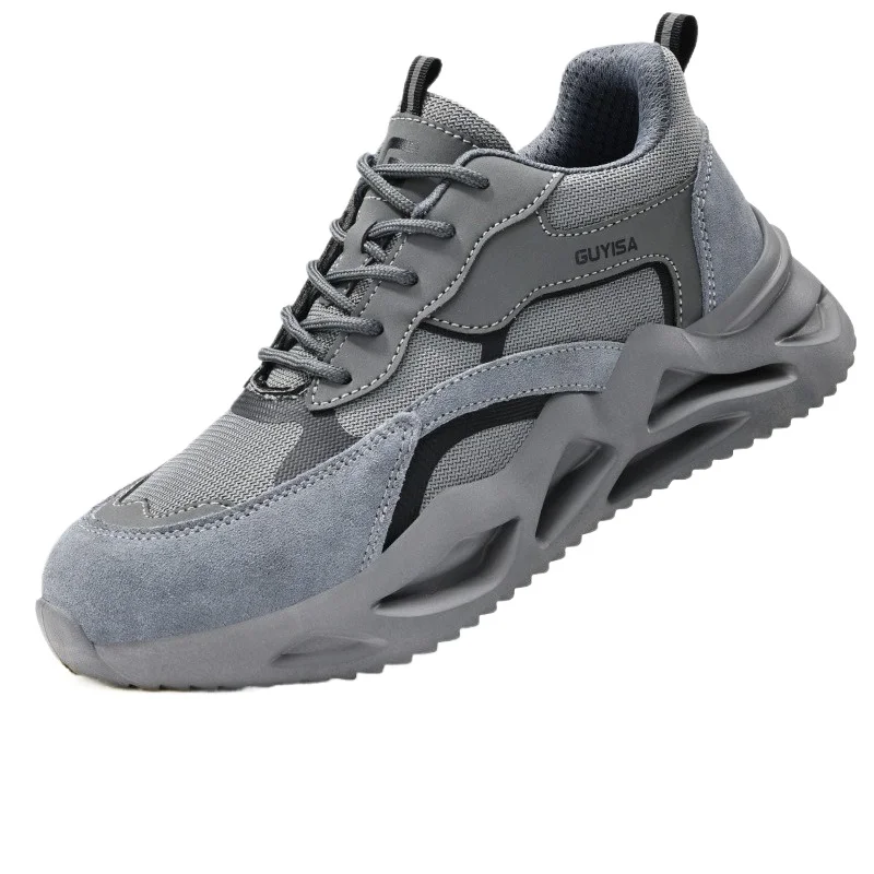 Lightweight Safety Shoes Men Women Work Shoes Steel Toe Cap Working Boots Sneakers Man Women Breathable Shoes Tactical Boots