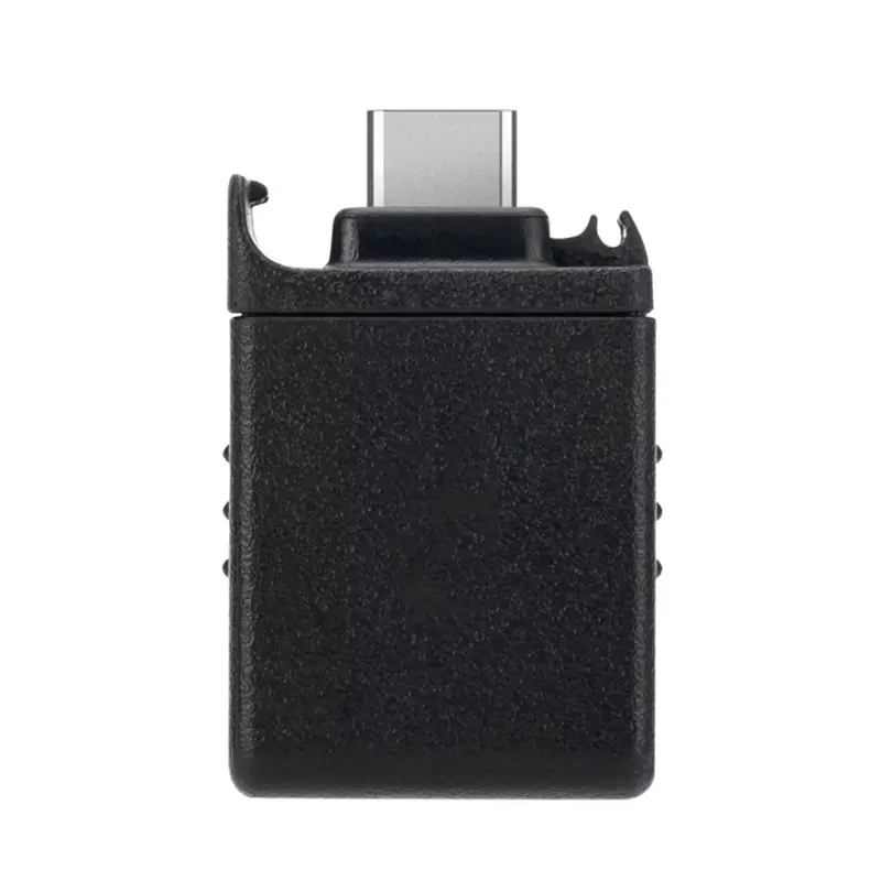 DTB7 2PCS 3.5mm Audio Adapter with Type-C Charging Port for DJI OSMO Action 4/5 Pro Camera External Mic