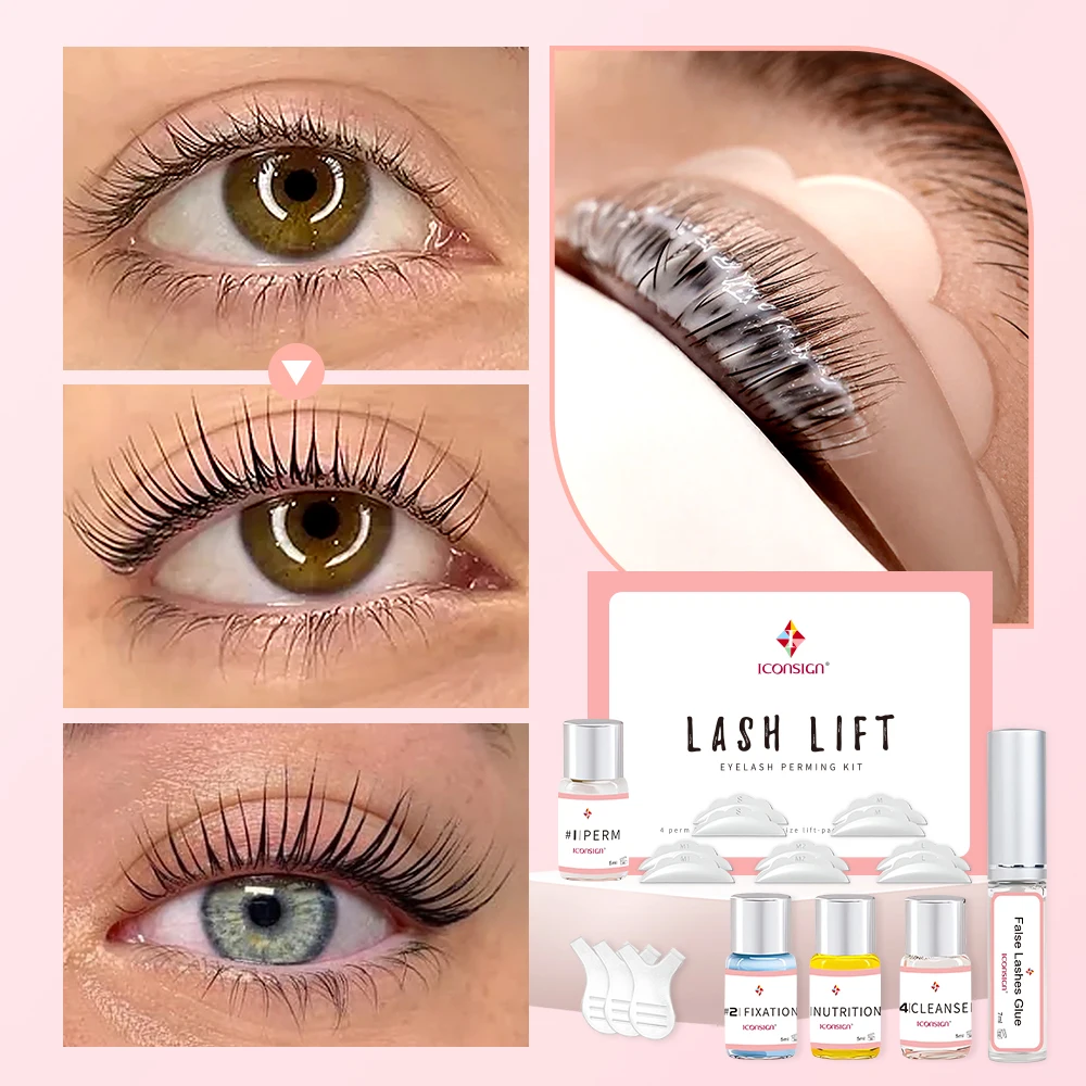 Lash Lift Kit Eyelash Prem Kit Eyelash Makeup Kit Lamination Kit Semi Permanent Wave Lashes Home Lash Perm Curler Rapid Lash