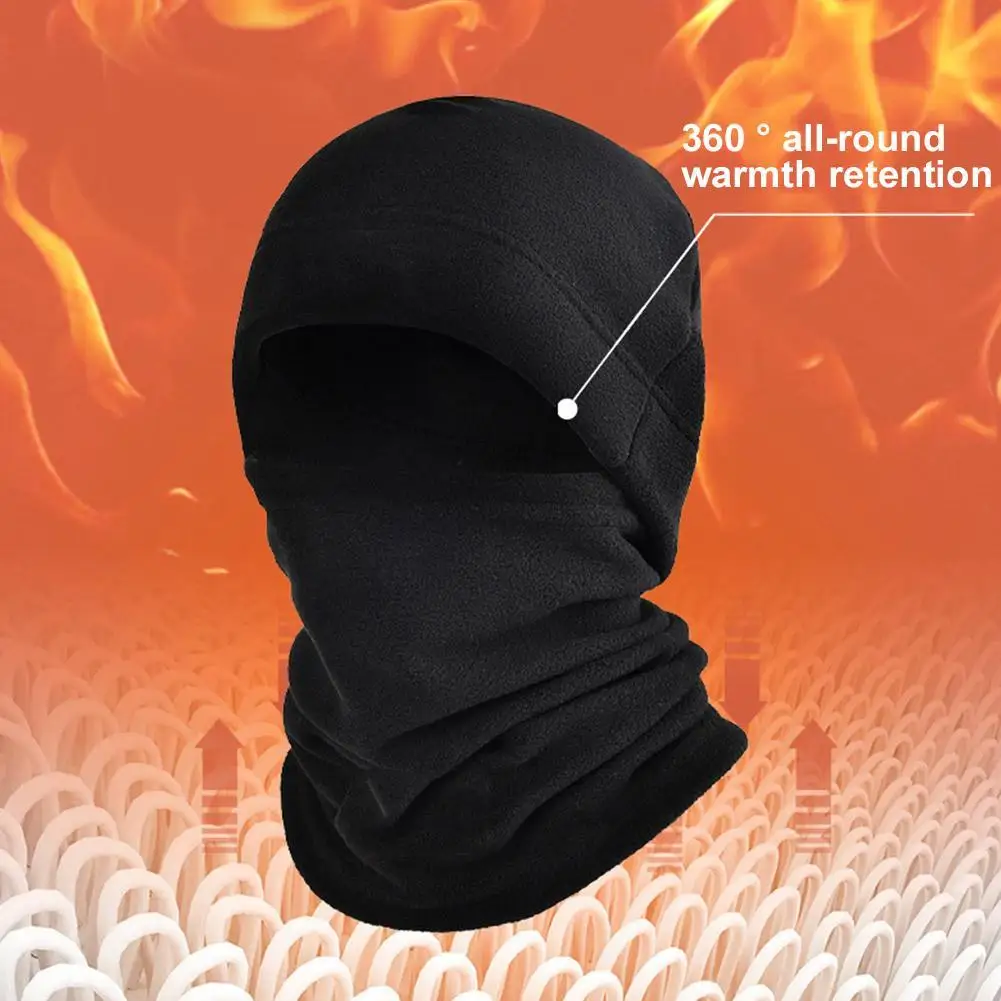 Winter Polar Hat Fleece Balaclava Men Face Mask Neck Warmer Beanies Thermal Head Cover Tactical Military Sports Scarf Caps image 5