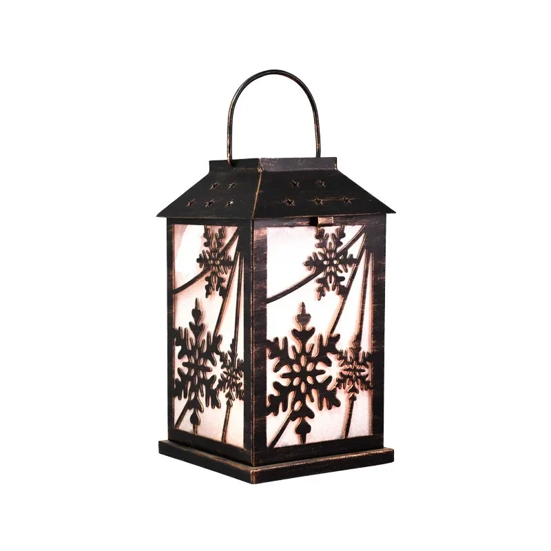 Vintage Halloween Wind Light LED Electronic Candle Light Portable Decorative Ornament Wind Light