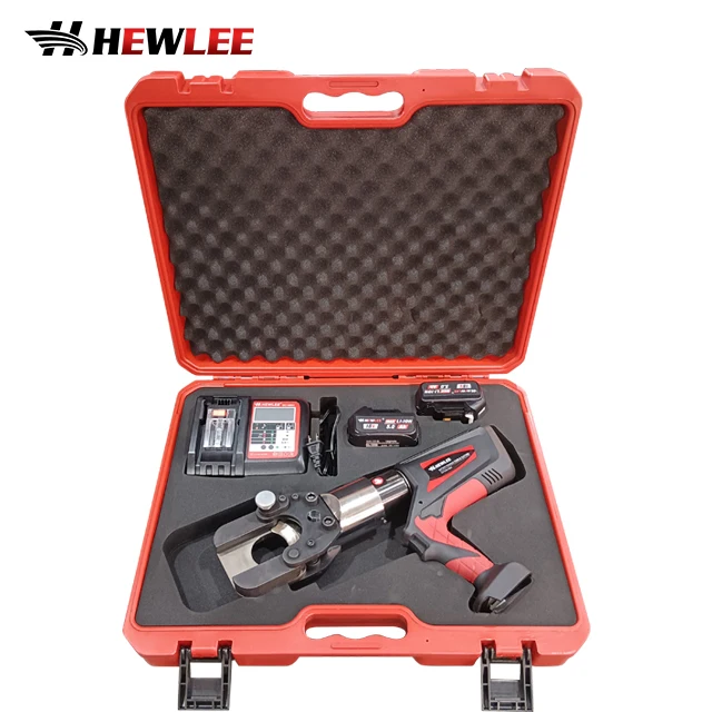 

HEWLEE HL-55B High Quality 12T Battery Powered Automatic Cable Cutter For 55mm Cu Al Cable ACSR Battery Cable Cutting Tool