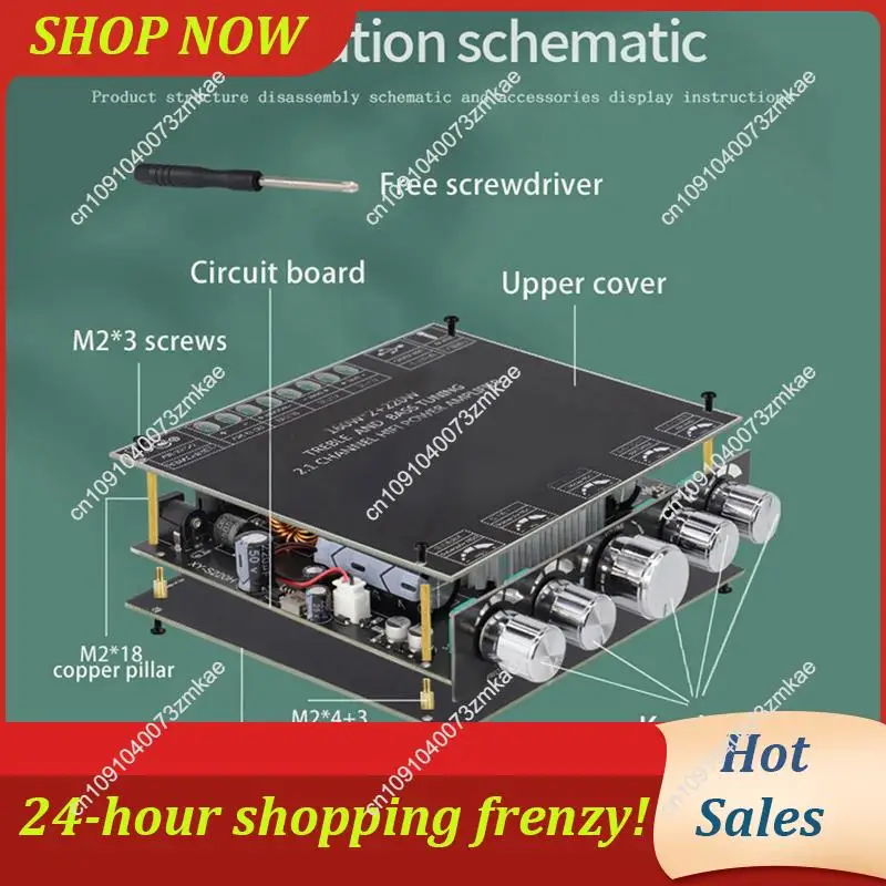 

Ежедневная распродажа 5X XY-S220H 160 Втx2 + 220 Вт плата усилителя мощности TDA7498 2,1 двухканальный Bluetooth-совместимый модуль сабвуфера 5.1