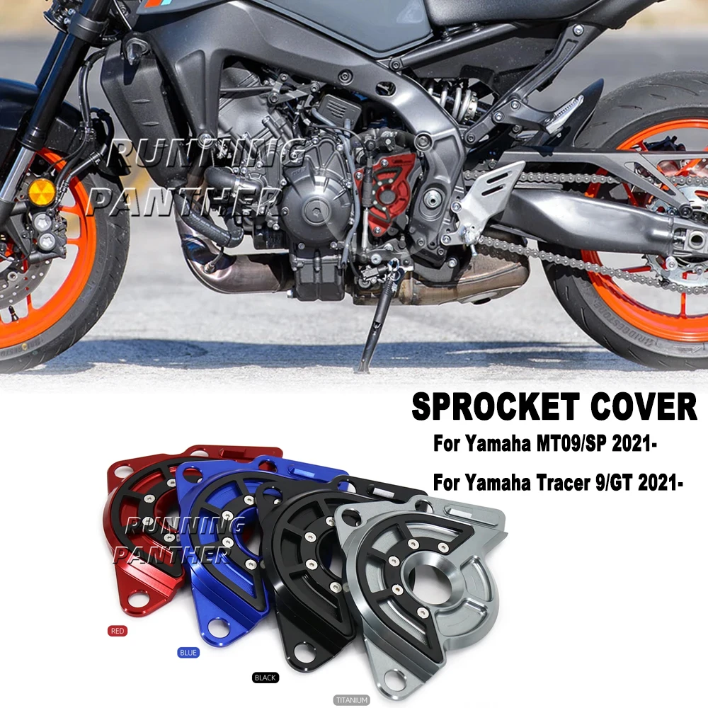 

2021 2022 Left Sprocket Cover Case Saver Protector Chain Guard For YAMAHA MT-09 MT 09 MT09 SP Tracer 9 TRACER 900 GT