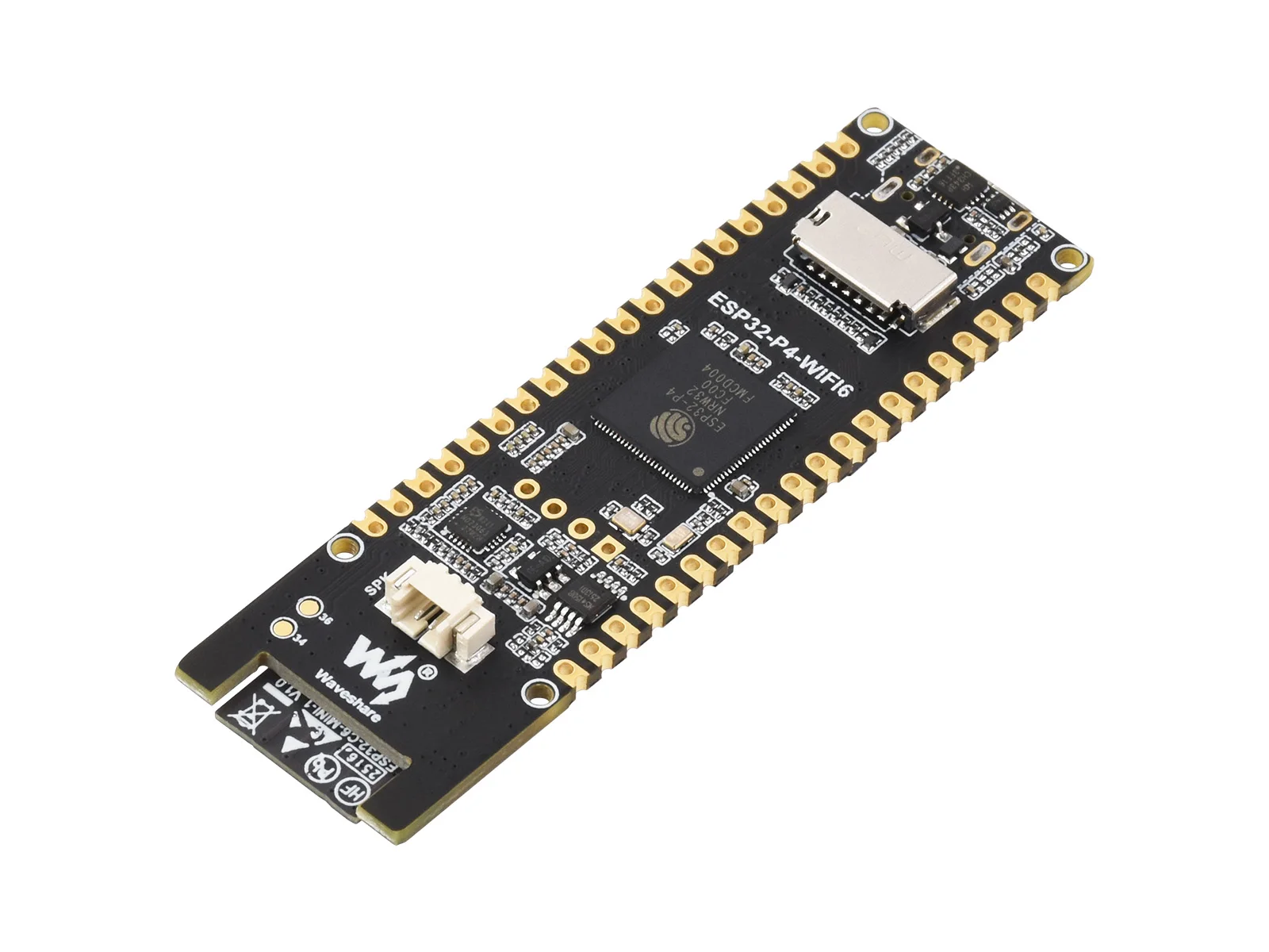 Макетная плата Waveshare ESP32-P4, высокопроизводительная макетная плата на базе ESP32-P4 и ESP32-C6, поддержка WiFi 6 BLE 5