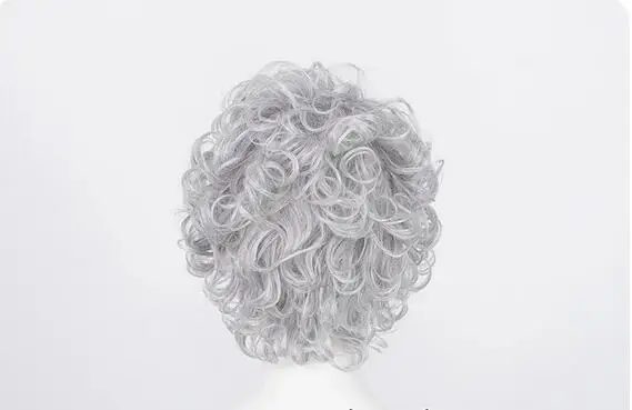 Astarion Cosplay Wig   Wig Short Silver Grey Curly Heat Resistant Hair Game Cosplay Wigs + Wig Cap