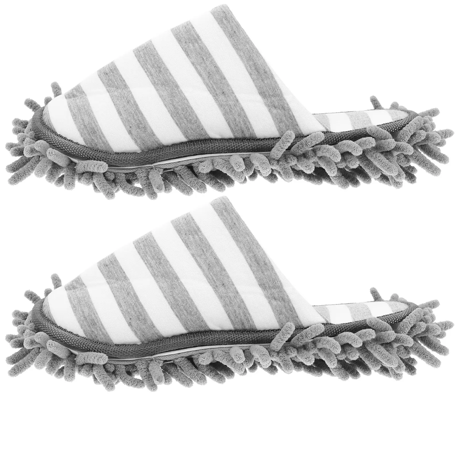 1Pair Convenient Mopping Slippers Multi Functional Cleaning Sweeping Shoes for Home Office Windows Floors Dust Hair Removal