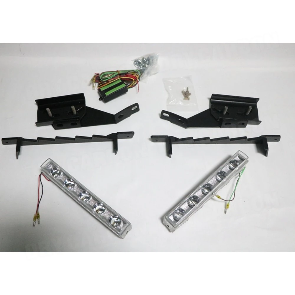 سبويلر سقف السيارة من ألياف الكربون B مع أضواء LED لسيارة Mercedes Benz G Class W463 G500 G55 G65 Wagon 2015+ #3