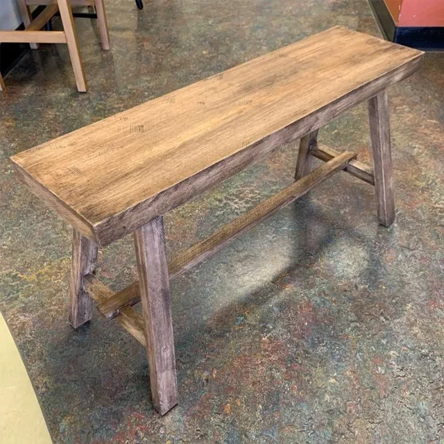 Natural Rustic Farmhouse Bench Handmade Country Living Decor